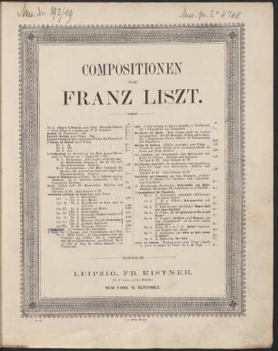 Liebesträume : 3 notturnos für Pianoforte