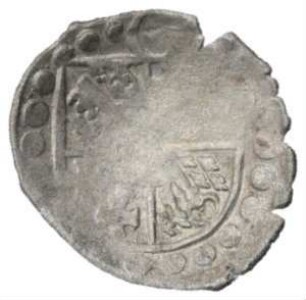 Münze, Pfennig (einseitig), Pfennig (Schüsselpfennig), 1580 - 1595