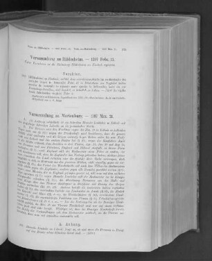 Versammlung zu Marienburg. - 1397 Mrz. 21.