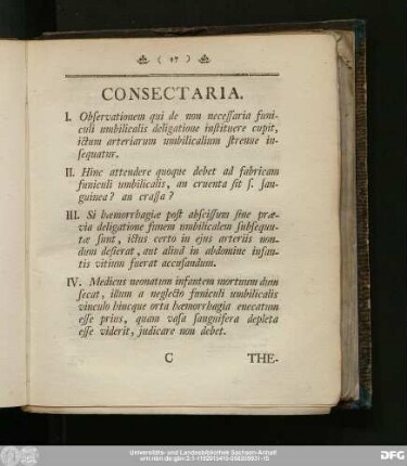 Consectaria.