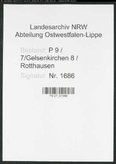 Sterberegister Standesamt Gelsenkirchen 8 Rotthausen