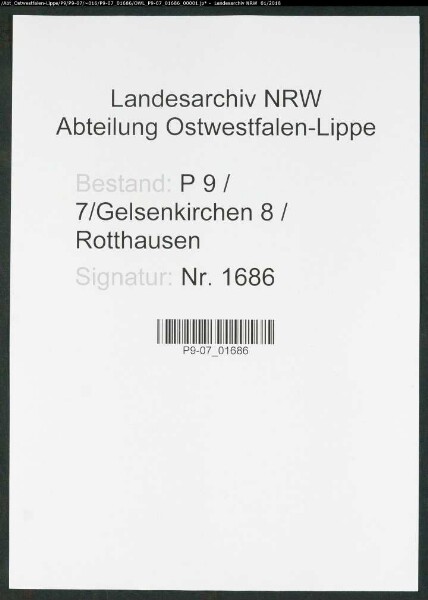 Sterberegister Standesamt Gelsenkirchen 8 Rotthausen