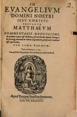 In Evangelium secundum Matthaeum Commentarii