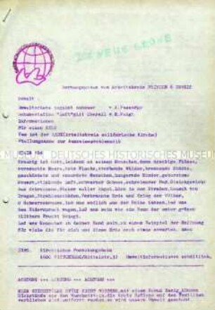 Kirchliches Informationsblatt "Die Neue Grüne" zu ökologischen Problemen - Sachkonvolut