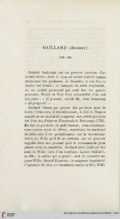 [Gaillard (Robert) – Guyot (Laurent)]