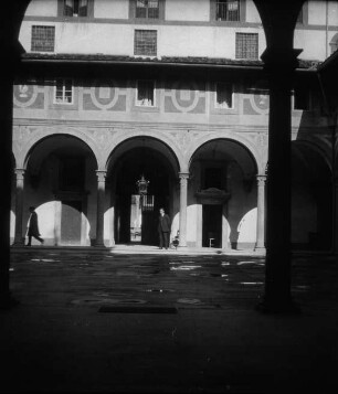 Florenz, Ospedale degli Innocenti, Innenhof; Brunelleschi, Filippo; Luna, Francesco della