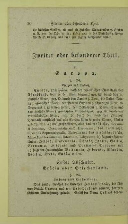 Zweiter oder besonderer Theil