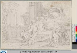 Hermes entdeckt die Liebschaft von Mars und Venus