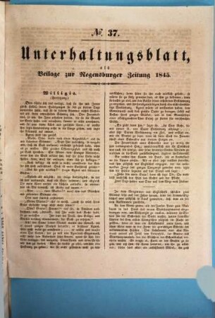 Regensburger Zeitung. 1845,2 = Jg. 24