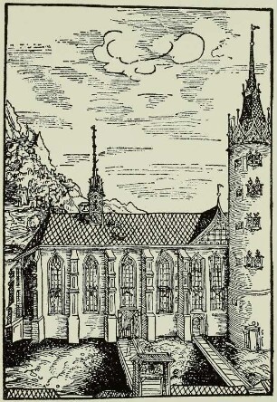 Wittenberg Lutherstadt, Titelblatt des Wittenberger Heiligtumbuches, Schloßkirche