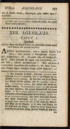 XVII. Agesilaus.