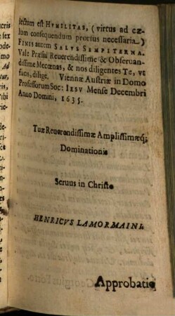 Academia Honoris Erecta Per Filivm Dei in Regno Ecclesiae suae Svper Hvmilitatem
