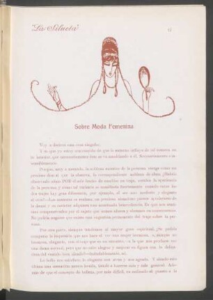 Sobre moda femenina