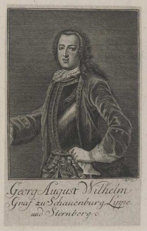 Bildnis von Georg August Wilhelm, Graf zu Schauenburg, Lippe und Sternberg