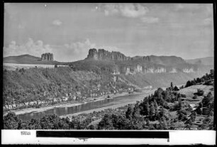 Sächsische Schweiz, Postelwitz an der Elbe und die Schrammsteine