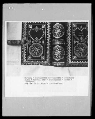 Schwälmer Bibel — Einband