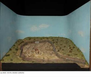 Rundhäuser in Khirokitia - Dauerausstellung: Von der Urhütte zum Wolkenkratzer, Diorama