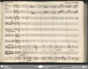 Quartetto: "Se al labro mio non credi"