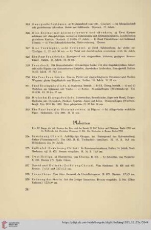 Plaketten (Nr. 534-555)