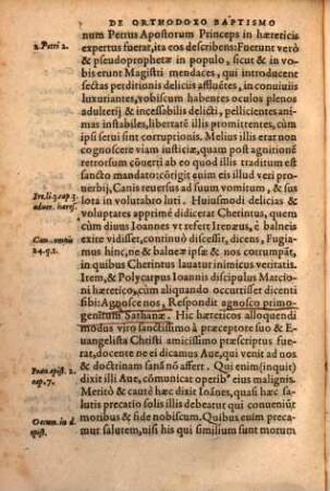 De orthodoxo et neotherico Calviniano baptismate
