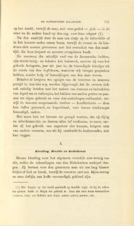 X. Kleeding, weelde en godsdienst