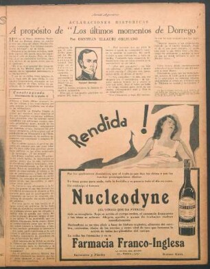 A propósito de "Los últimos momentos de Dorrego" : Aclaraciones históricas
