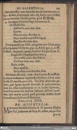 Curatio XCIII. [Curatio XCVI.] De Dysenteria