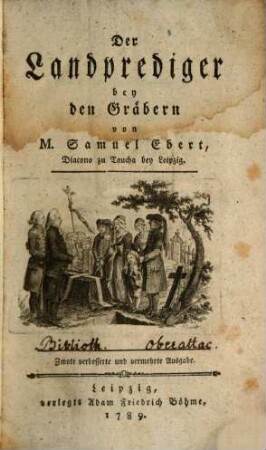 Der Landprediger bey den Gräbern, [1]