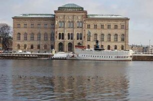 Stockholm - Nationalmuseum : Das National-Museum, aufgenommen 2006 in Stockholm