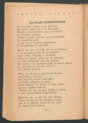 La plaza constitución