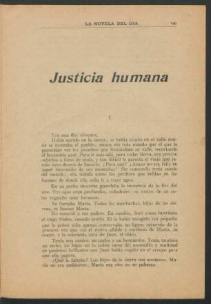 Justicia humana