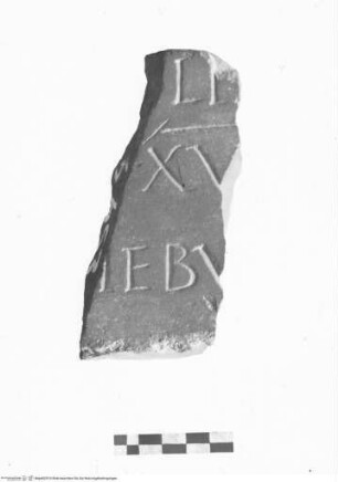 Fragment eines Epitaphs