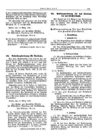 Prüfungsordnung für das Studium der Forstwissenschaft : [Wissenschaft] ; [Für das Reich] ; [Amtliche Erlasse] ; [Amtlicher Teil]