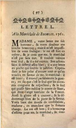 Lettres De Madame La Marquise De Pompadour : Depuis MDCCXLIV. jusquà MDCCLII, inclusivement. 2