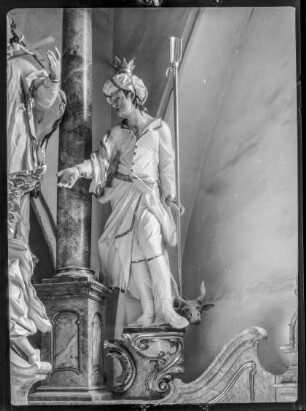 Pfarrkirche, Hl. Wendelin am Hochaltar