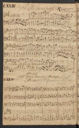 Henricus Auceps. Auszüge. Arr; V (4), orch, bc