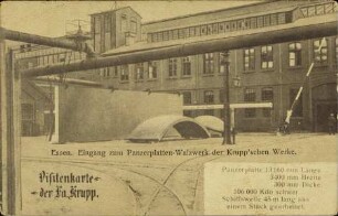 Visitenkarte der FA Krupp.