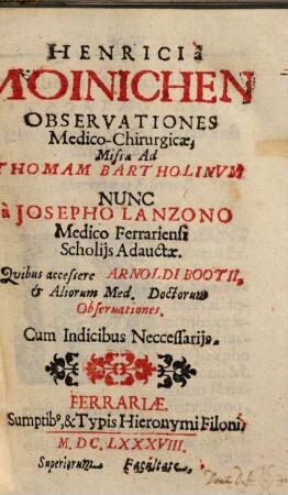 Observationes Medico-Chirurgicae
