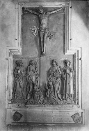 Epitaph mit der Darstellung der Kreuzigung