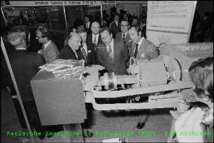 Informationsstand des Bundesministeriums für Forschung und Technologie (BMFT) auf der Hannover-Messe 1978