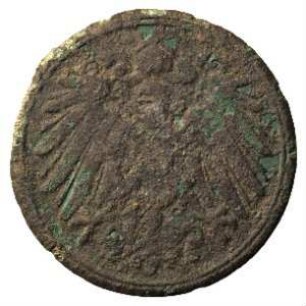 Fundmünze, Pfennig, 1900
