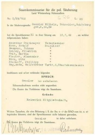 Gessler, Wilhelm