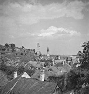 Blick auf Stein an der Donau