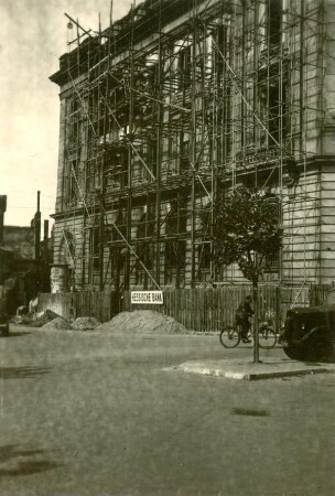 Hessische Bank - Stahlrohrgerüst, 1948