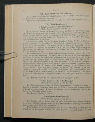 XXI. Schulhausbauten.