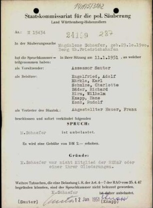 Schaefer, Magdalena