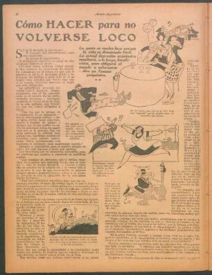 Cómo hacer para no volverse loco