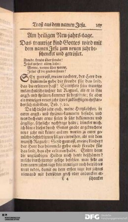VIII. Am heiligen Neu-jahrs-tage.