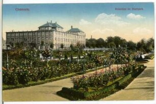 Chemnitz. Rosarium im Stadtpark