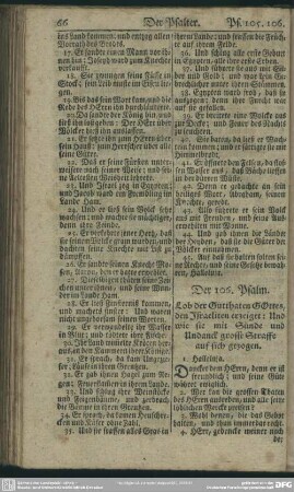 Der 106. Psalm
